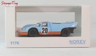 Coche Norev JET 1/43 1970 Porsche 917 Gulf LeMans #20 Foto 1 de 4