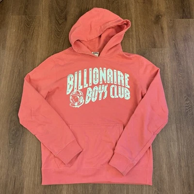 Billionaire Boys Club Hombre’s Rosa Melocotón Sudadera con Capucha Talla Para Hombre Grande Unisex Ropa de Calle Foto 1 de 4