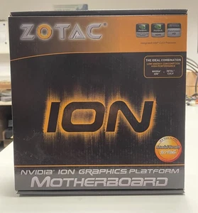 ZOTAC IONITX-N-E Mini-ITX Mainboard – NVIDIA ION – HDMI, WiFi, DDR3 – Neu & OVP - Bild 1 von 7