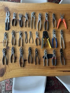 SLIP-JOINT PLIERS LOT OF 26 Mostly USA Made - Picture 1 of 6