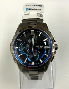 CASIO OCW-S4000-1AJF OCEANUS Manta S4000 Serie Solar Schwarz Herren Armbanduhr - Bild 1 von 9