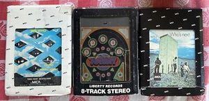 3 THE WHO tapes vintage 8 track cartridge tape TOMMY WHO'S NEXT - Picture 1 of 7