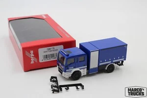 Herpa MAN TGM Mehrzweckgerätefahrzeug Plane "THW" Nr. 098175 1:87 /HN3408 - Bild 1 von 1