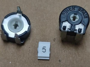 4St Trimmer Potentiometer 100K RM 5x10 Widerstand Trimmpotentiometer PIHER - Bild 1 von 1