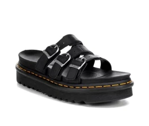 Doc Martens Blaire Strap Sandals Womens Size 8 Black Chunky Platform NEW - Picture 1 of 2