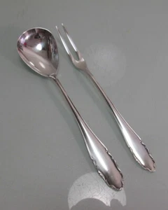 Kompottlöfel + Fleischgabel WMF Model 2200 versilbert - Picture 1 of 3