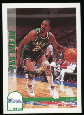 1992-93 NBA Hoops Basketball Card #49 Fat Lever - Image 1 of 2