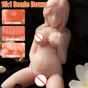 Mini Sex Toy Realistic Male Masturbator Pocket Pussy Vagina Super Soft Stroker - Picture 1 of 11