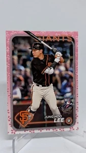 2024 Topps MLB Baseball Japan Jung Hoo Lee #138 Rookie Cherry Blossom /99 - Picture 1 of 2