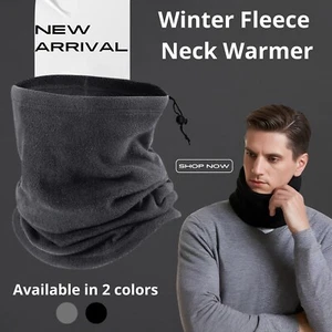 Winter Warm Fleece Snood Scarf Neck Warmer Beanie Hat Ski Balaclava Men Women AU - Picture 1 of 13