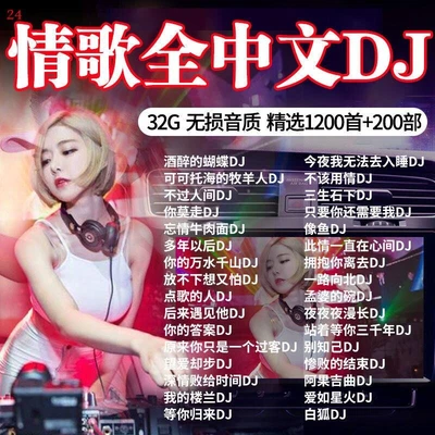 Full Chinese song DJ Music USB Flash Drive Preferred Slow Rock Little Hi-Fi - Image 1 of 4