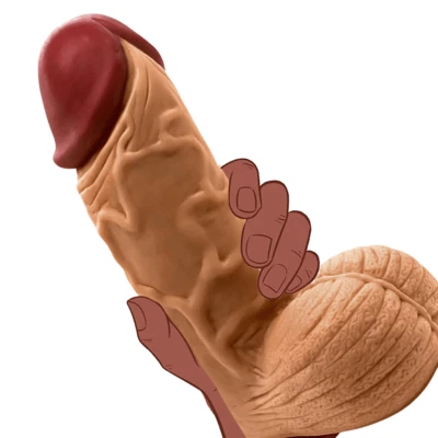 Real Cock Dildo 10 inch Masturbation Tools Huge Penis Dick For Women/Men/Couples - Image 1 of 2