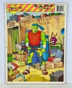 Vintage 1991 Toxic Crusaders Toxie Frame Tray Puzzle Kids 3-7 Collectors Golden - Picture 1 of 8