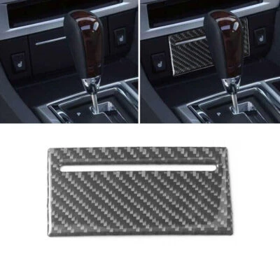 Para Chrysler 300 300C 2005-2007 console de fibra de carbono cinzeiro painel tampa acabamento 1* - Imagem 1 de 4