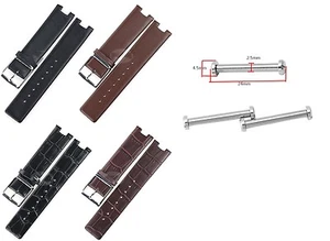 Correa de cuero genuino (se adapta) mira Calvin Klein K1S21120 K1S21102 KIS21100 - Imagen 1 de 8