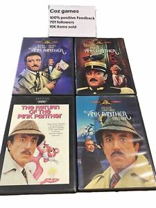 The Pink Panther Collection 1-4 Region 1 USA DVD’S PETER SELLERS CULT COMEDY