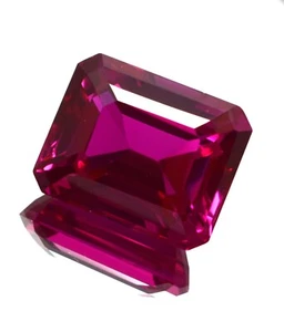 Certified And Beautiful 29.00 Ct Natural Pink Spinel Emerald Cut Certified Gems - Picture 1 of 9