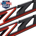 Fender Side Badges for Silverado Suburban Tahoe Z71 Emblem Left&Right Black Red GMC SUBURBAN