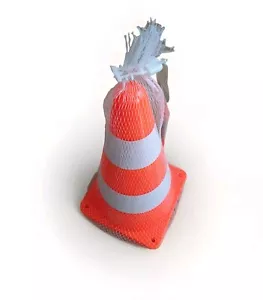 🔺️3 Markierungskegel Pylone Verkehrskegel HÖHE 23cm in HELL-ORANGE" - Bild 1 von 4