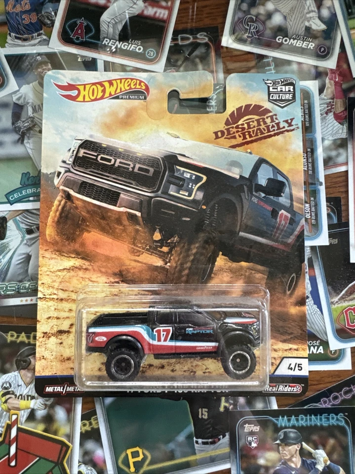 Hot Wheels 17 Ford F 150 Raptor Desert Rally