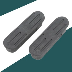 Front Foot Pegs Driver Footrests Cover Rubber For BMW R1100GS F650GS R1200GS - Foto 1 di 9