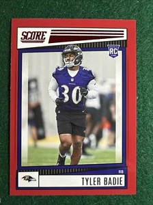 2022 Score - Rookies Red #342 Tyler Badie (RC) - Picture 1 of 2