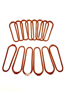 WARNER 145 - ROCKER COVER GASKET - Set of 14 gaskets #RG-7601-14 Silicone - Foto 1 di 4
