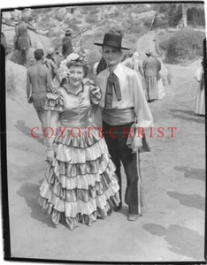9 Negativos Fotográficos RAMONA PAGEANT Hemet California ABRIL 1950 JUEGO AL AIRE LIBRE 4x5" - Imagen 1 de 9
