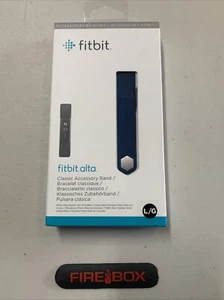 Fitbit Alta / Alta HR Accessory Band - Large - Navy - New In Box - Picture 1 of 6
