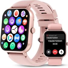 Reloj Inteligente Bluetooth De Mujer Para iPhone Apple y Samsung Android Rosa