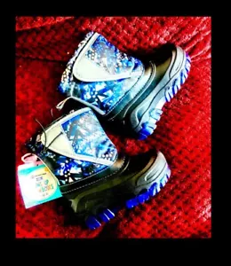 Members Mark Kids LightUp Insulated Snow Boots size 11/12(7.5"X3.5")coldrate-10° - Picture 1 of 12