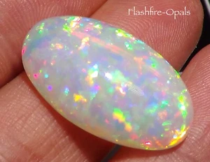 19,8ct! RIESEN BRILLIANZ 5+ GEM WELO OPAL ROT-GOLD-GRÜN FLASHFIRE-OPALS - Picture 1 of 8