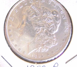 1890 P Morgan Silber Dollar 1$ USA Stempelglanz 1 Dollar Silber Privatbesitz - Bild 1 von 3