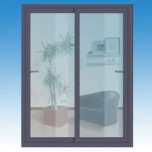 Schiebetür anthrazit 280 x 200 cm Terrassentür Wintergartenelement Kunststoff - Bild 1 von 1