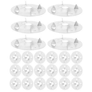 100pcs Foam Insulation Board Washers Foam Board Load Washers Metal Fixing - Picture 1 of 12