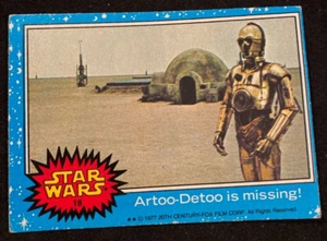 Trading Card - Star Wars - 1977 - Artoo-Detoo is missing! - #18 - Topps - A - Picture 1 of 3