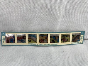 Vintage 1966 Kenner Projector Slide #1 Superman Race Against Danger RARE!! 6S4 - Picture 1 of 9