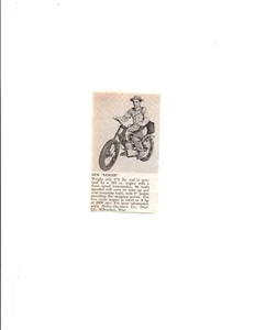 1961 HARLEY-DAVIDSON RANGER 165cc MOTORCYCLE ~ ORIGINAL SMALLER ARTICLE / AD - Picture 1 of 1