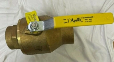 2-1/2" Apollo 77-209-01- Bronze, Full Port, Soldered Ended, Ball Valve - Image 1 of 4