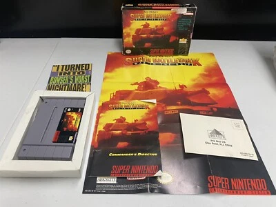 Super Battletank: War in the Gulf SNES Complete In Box With Rare Poster Tested - Image 1 of 4