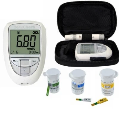3 in 1 Cholesterol Test Meter Kit Cholesterol Meter Glucose Uric Acid Meter - Image 1 of 4