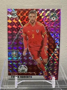 2021 Panini Mosaic UEFA Euro TYLER ROBERTS Pink Camo Prizm Rookie RC #200 Wales - Picture 1 of 2