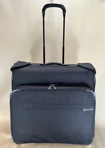 Briggs & Riley Baseline Black 24” Wheeled Wardrobe Deluxe Garment Bag U378 $599 - Picture 1 of 12