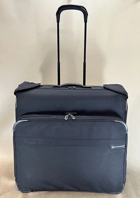 Briggs & Riley Baseline Black 24” Wheeled Wardrobe Deluxe Garment Bag U378 $599 - Image 1 of 4