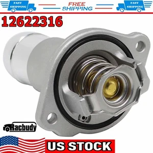 12622316 Engine Coolant Thermostat & Housing For Chevrolet GMC Canyon Hummer H3 - Picture 1 of 9