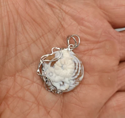 Ciondolo vero cammeo donna inciso argento bianco 925 pendente cameo volto - Immagine 1 di 4