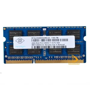 For Nanya 4GB 2RX8 PC3-12800S DDR3 1600Mhz 204Pin SODIMM Laptop Memory RAM - Picture 1 of 6