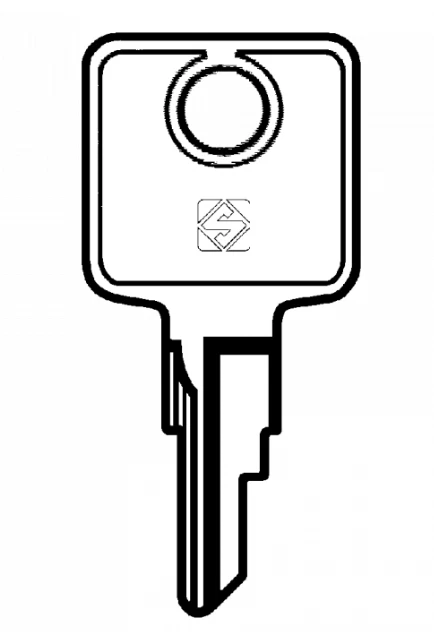 Classic Car key - FORD (Silca HM1R) - Uncut Key Blank - Image 1 of 1