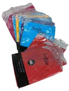 Lot of 9 Touch of Color Octy-Round Plastic Tablecloths Tablecovers 82" Sealed - Picture 1 of 4