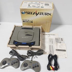 Sega Saturn HST-3210 NTSC-J Japanese console with box Tested Import Japan